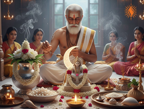 Chandra Grah Shanti Puja